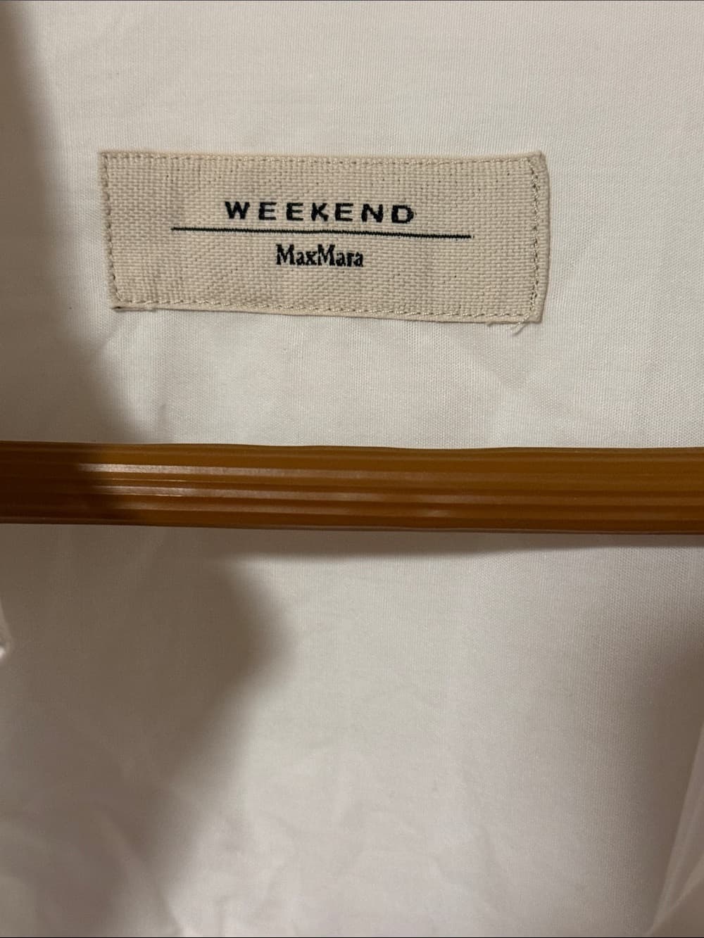 MaxMara White Embroidered Cotton Button-Down Shirt 26" pit to pit - Thumbnail 2