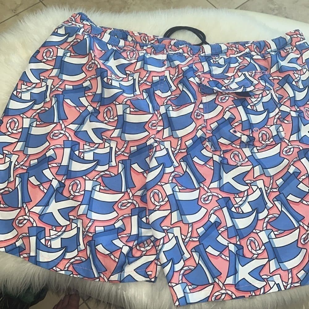 Vineyard Vines mens size large swim trunks swimsuit - Thumbnail 4