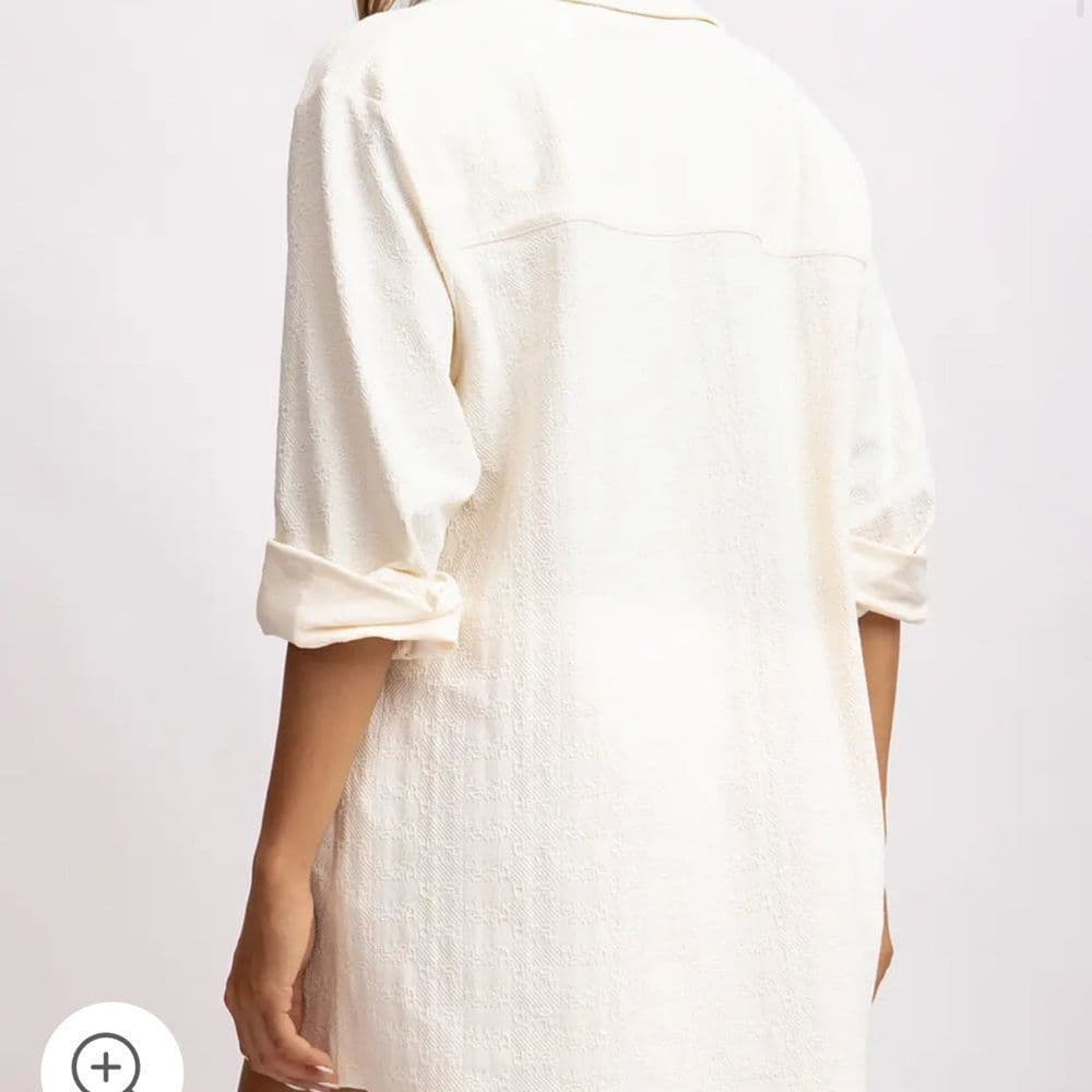 Blackbough swim cover up blouse medium