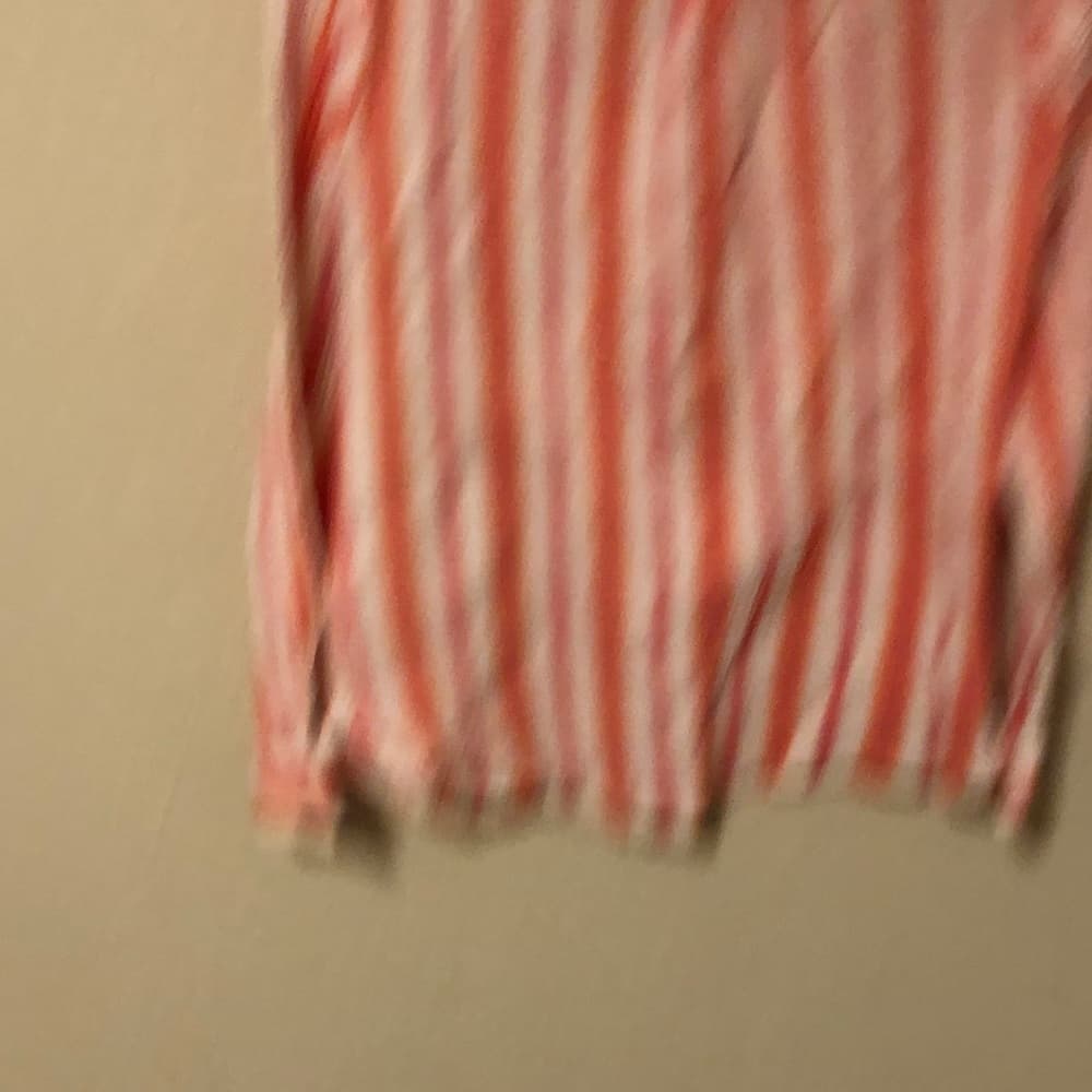 Xirena Striped Button-Up Shirt in Coral and White xs - Thumbnail 2