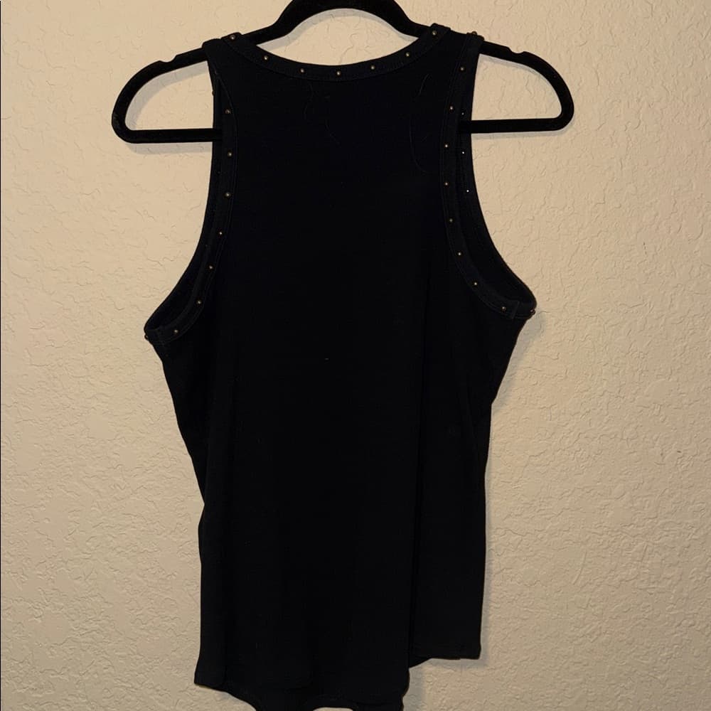 Harley-Davidson Black Women's Tank with Stud Accents - Thumbnail 2