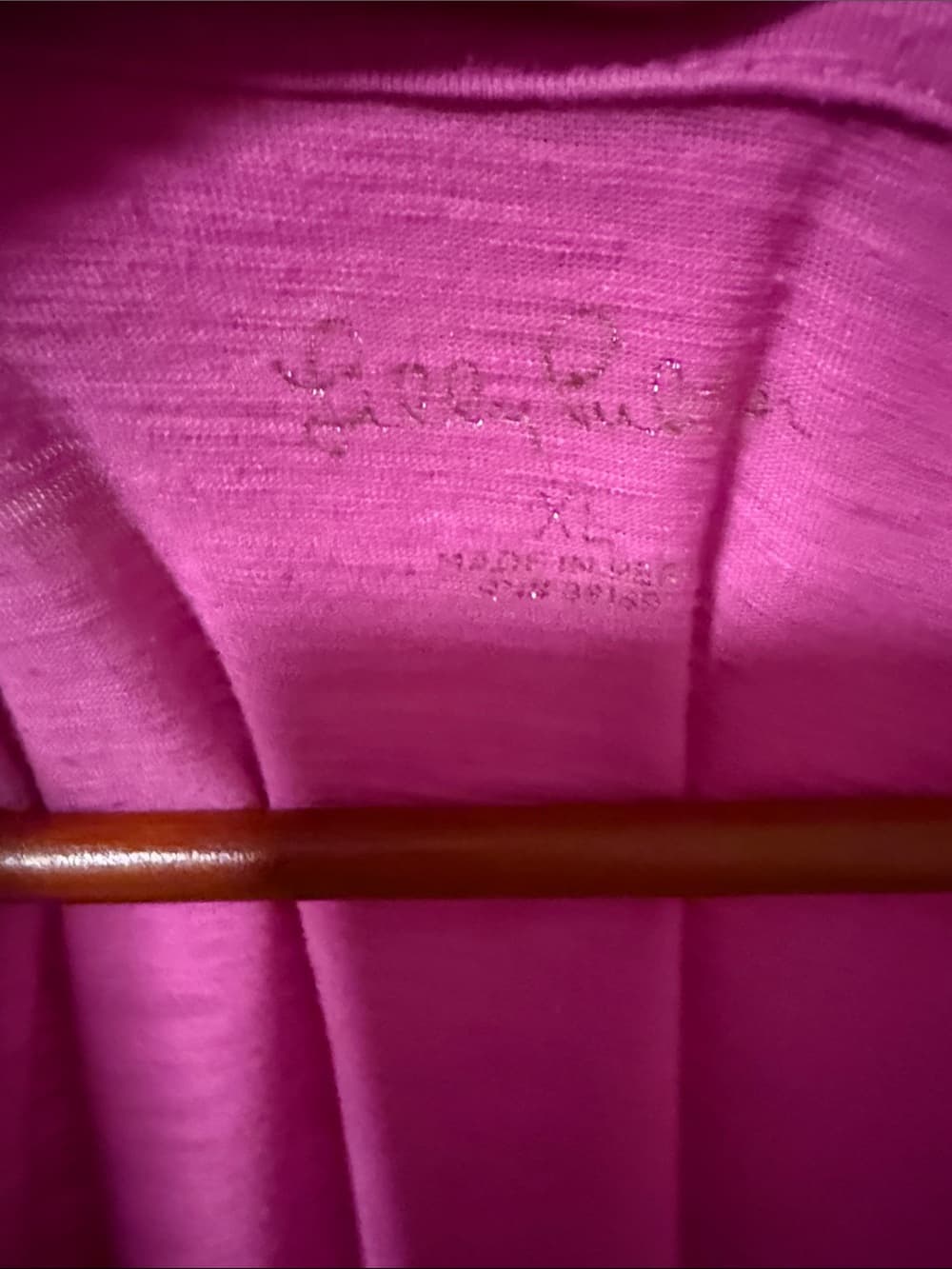 Lilly Pulitzer Short Sleeve V-Neck Top in Magenta - Thumbnail 2
