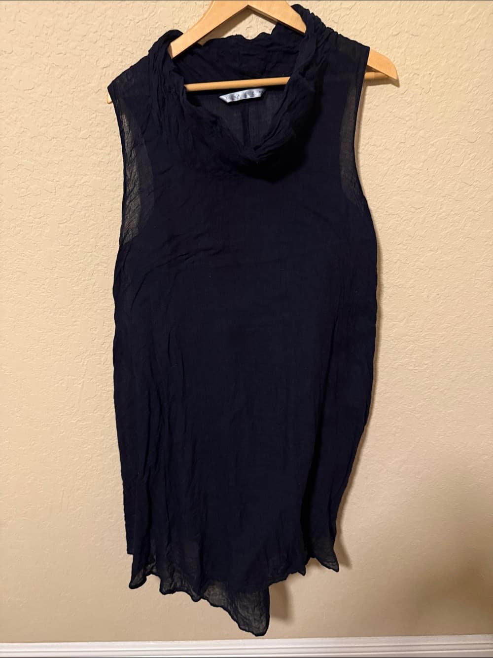Luna Luz Navy Women's Dress - Classic Navy - Thumbnail 3