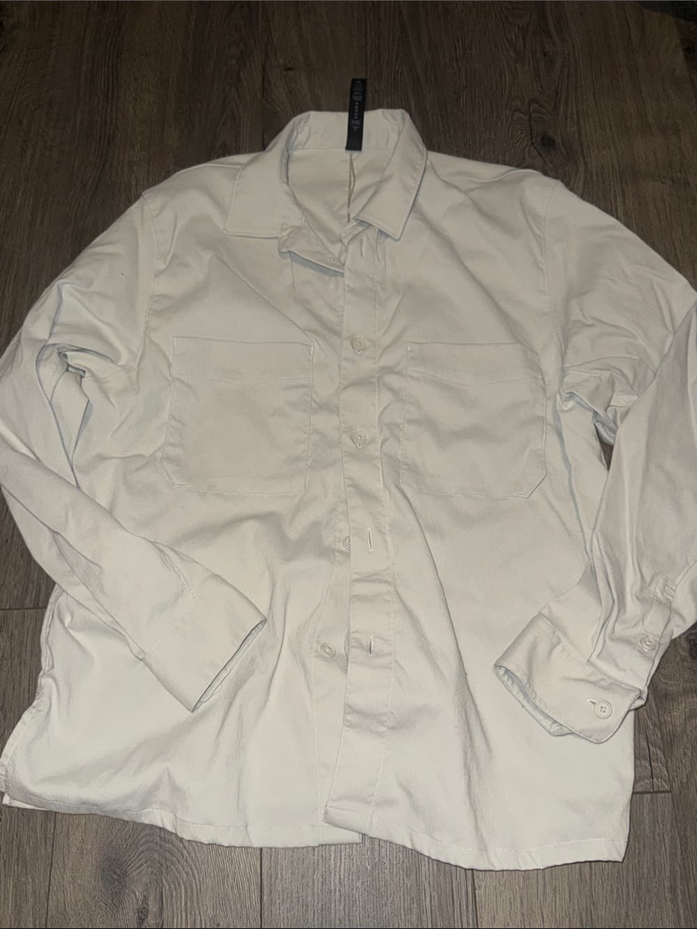 lululemon athletica Light Cream Jacket with Black Logo Tag - Thumbnail 4