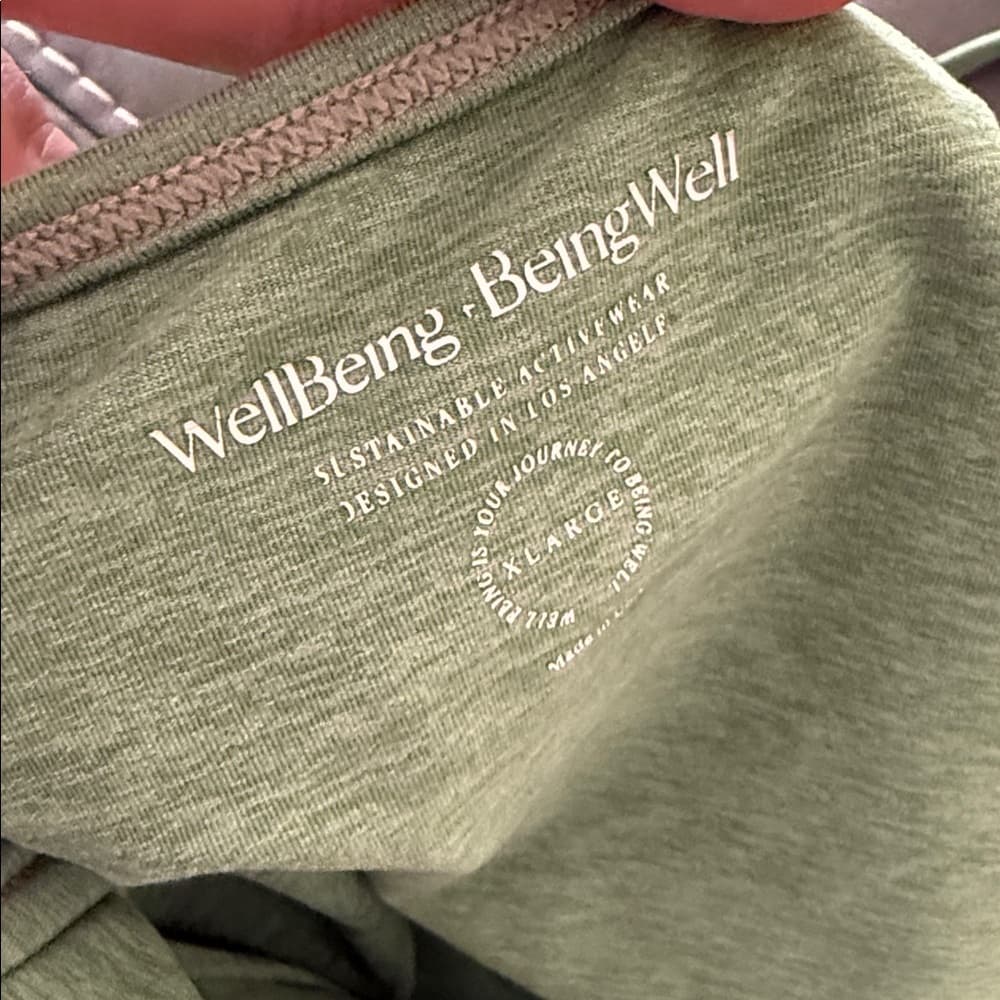 Wellbeing Beingwell Green Cropped Tank Top xl - Thumbnail 2