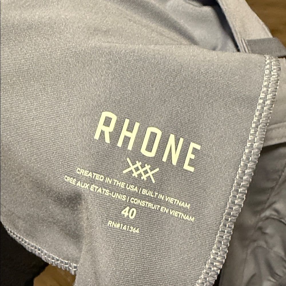 RHONE Men's Gray Chinos size 40 like new - Thumbnail 2