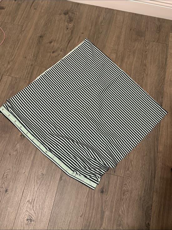 Lululemon Striped Black and mint Women's Scarf - Thumbnail 5