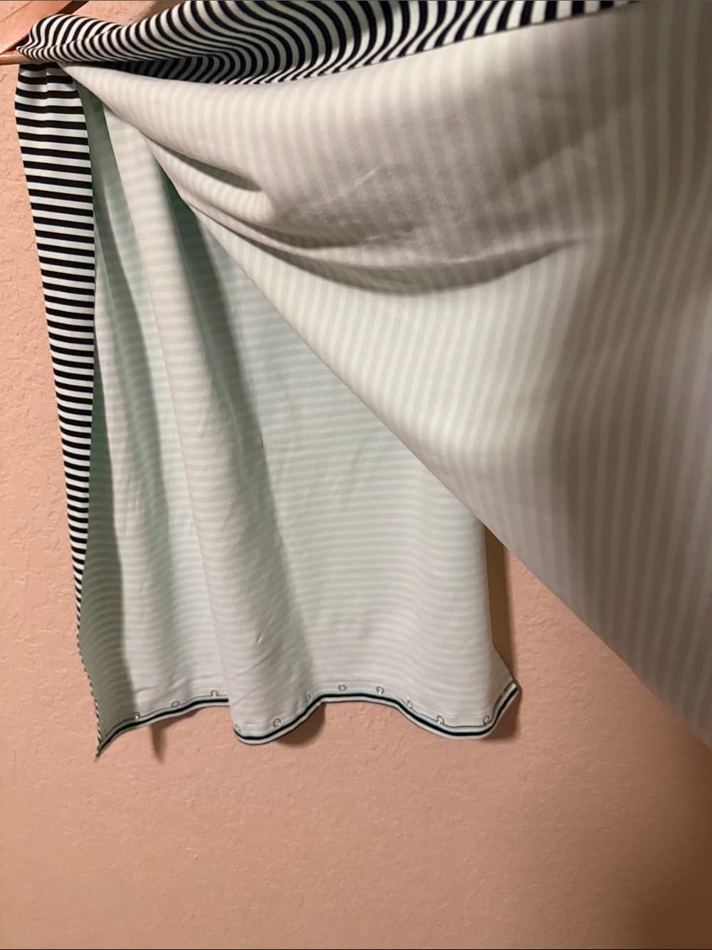 Lululemon Striped Black and mint Women's Scarf - Thumbnail 3
