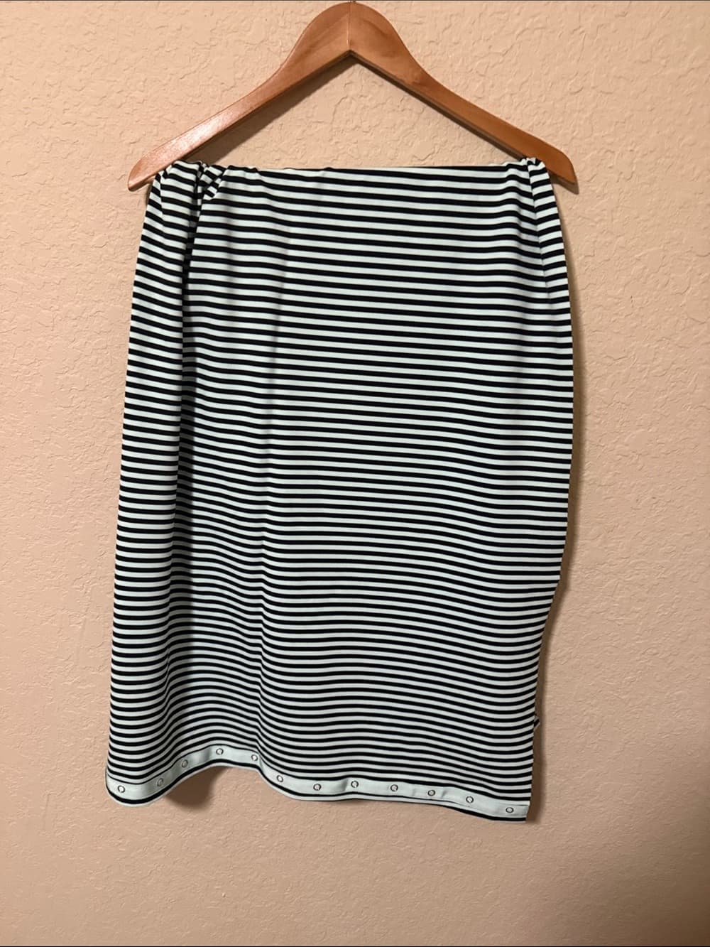 Lululemon Striped Black and mint Women's Scarf - Thumbnail 2