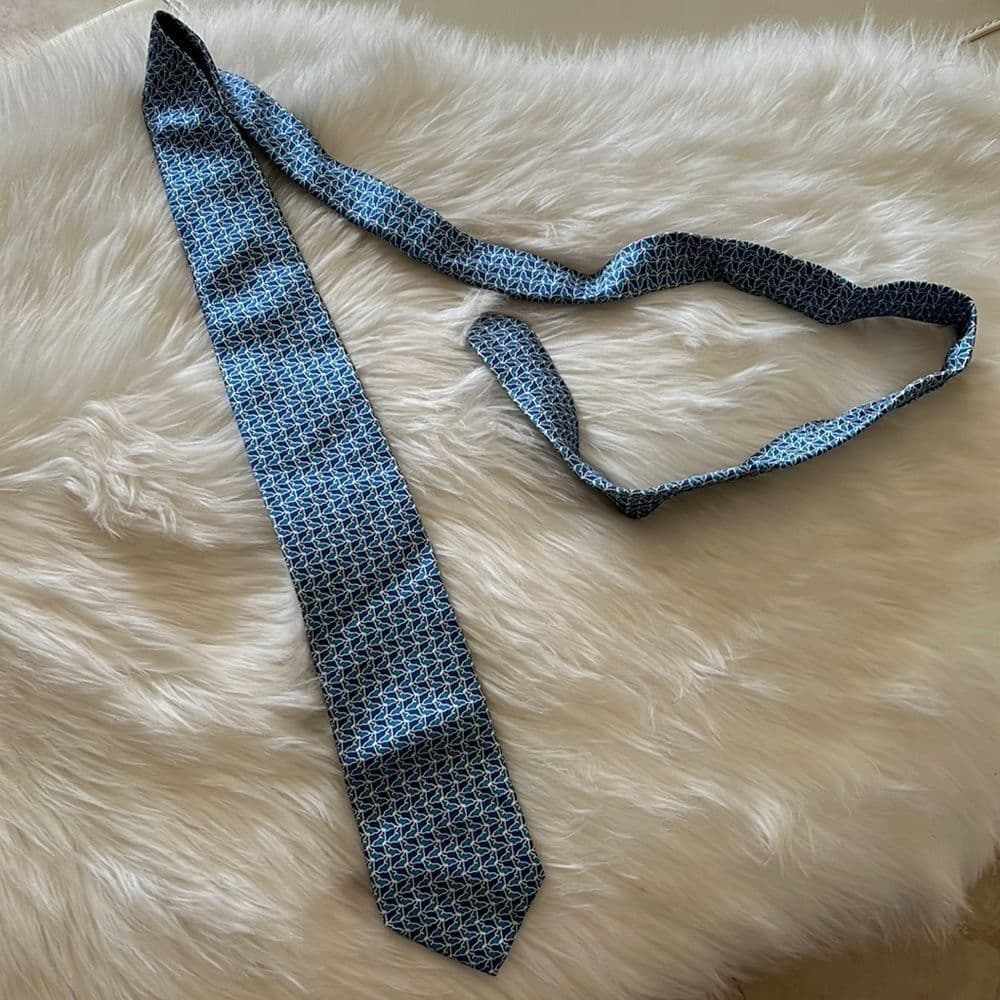 J. McLaughlin mens tie dolphin print - Thumbnail 3