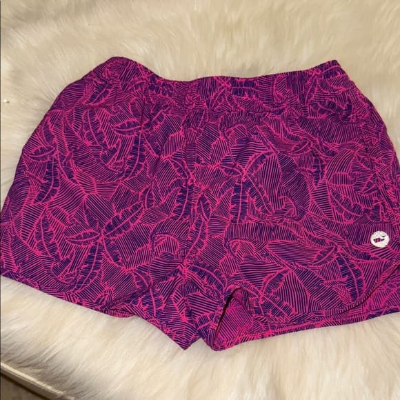 Vineyard Vines Girls Pink and Navy Athletic Shorts - Thumbnail 4
