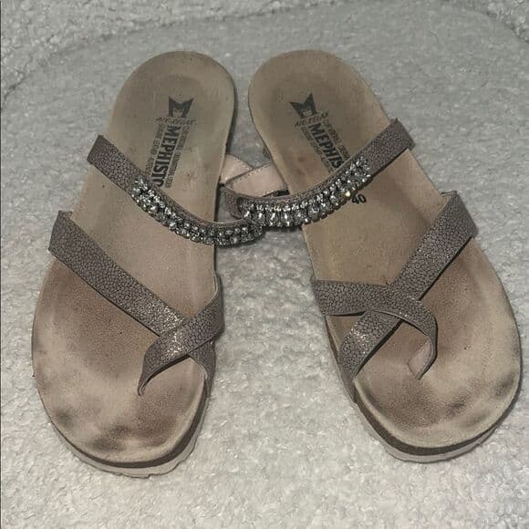 Mephisto Women's Sparkling Sandals - Gray - Thumbnail 5