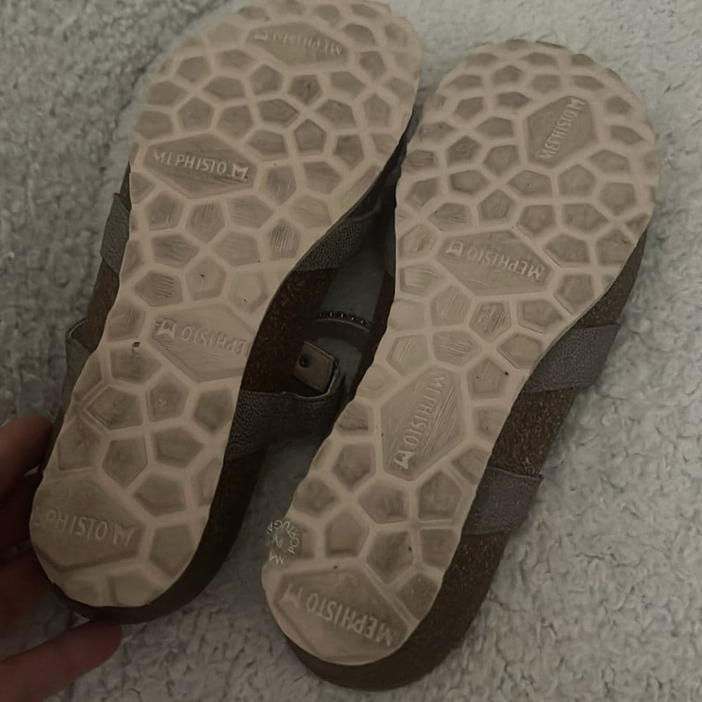Mephisto Women's Sparkling Sandals - Gray - Thumbnail 3