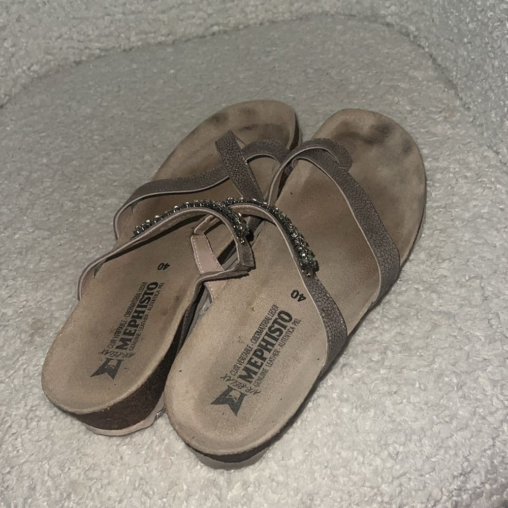 Mephisto Women's Sparkling Sandals - Gray - Thumbnail 2