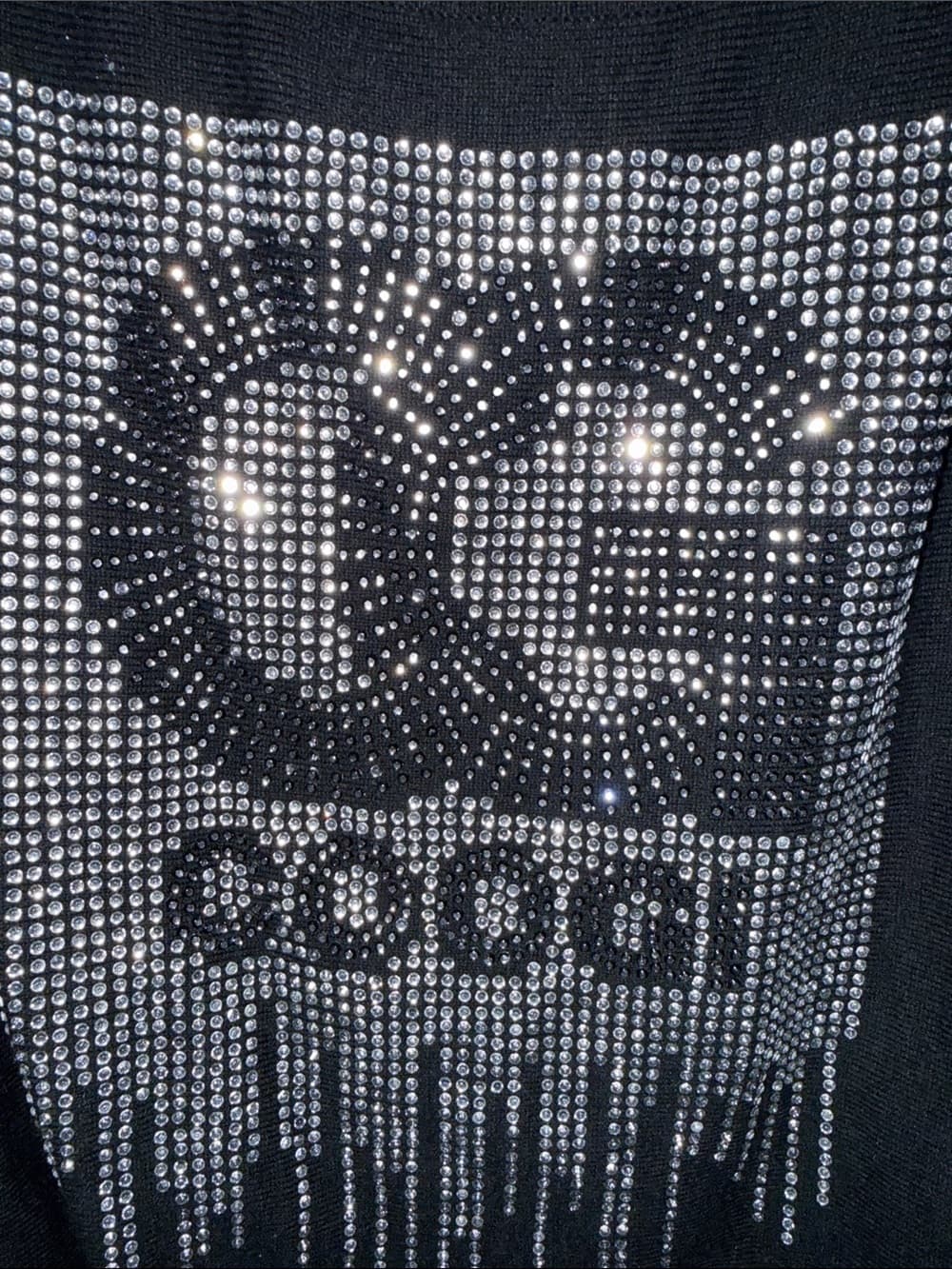 COOGI Black Rhinestone Logo Dolman Tunic - Thumbnail 3
