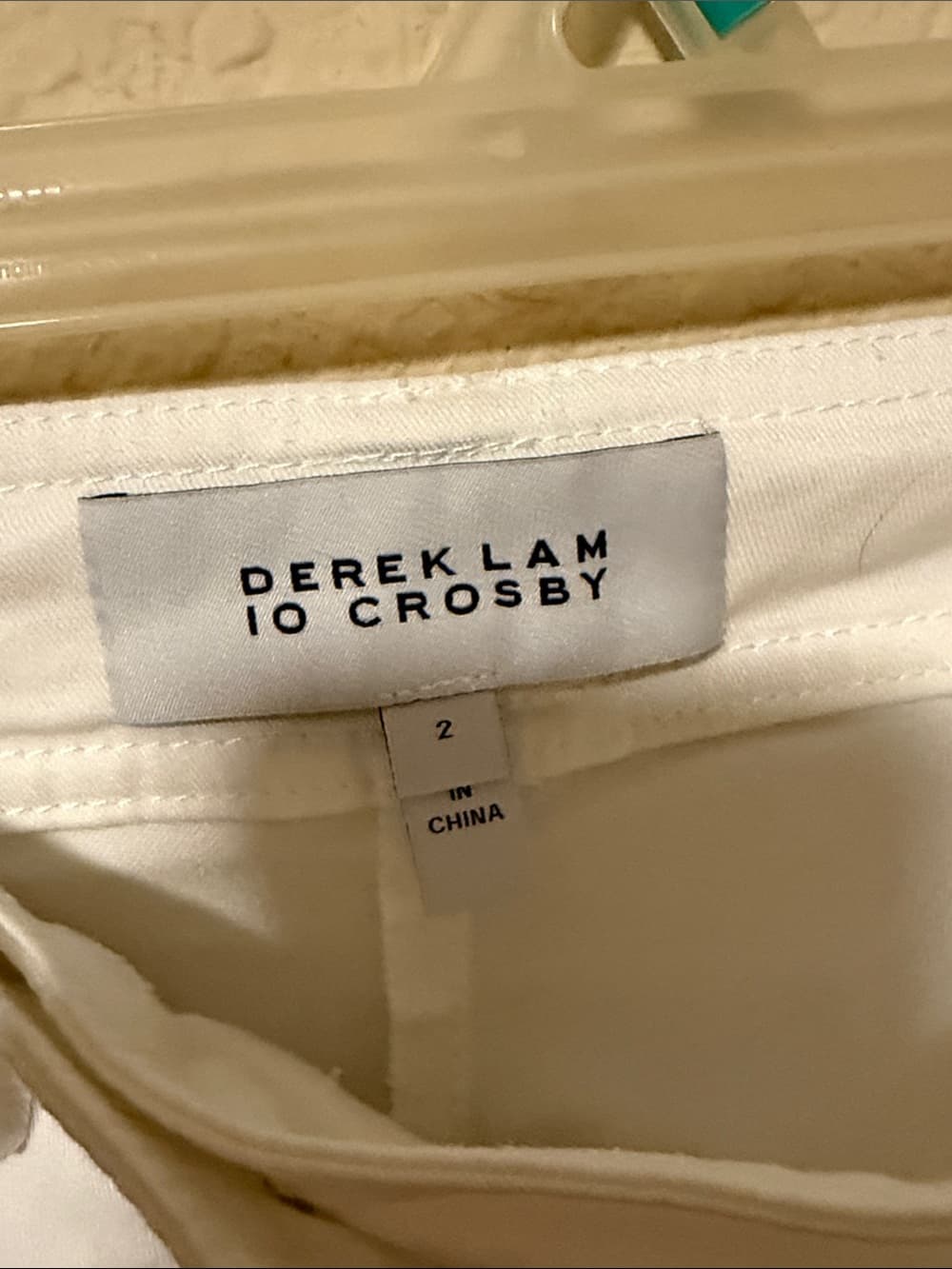 Derek Lam Barrel White Cargo Jogger Pants size 2 - Thumbnail 2