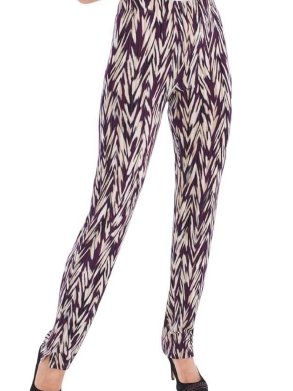 Chicos Travelers Ikat pants size 0 small/medium like new - Thumbnail 5