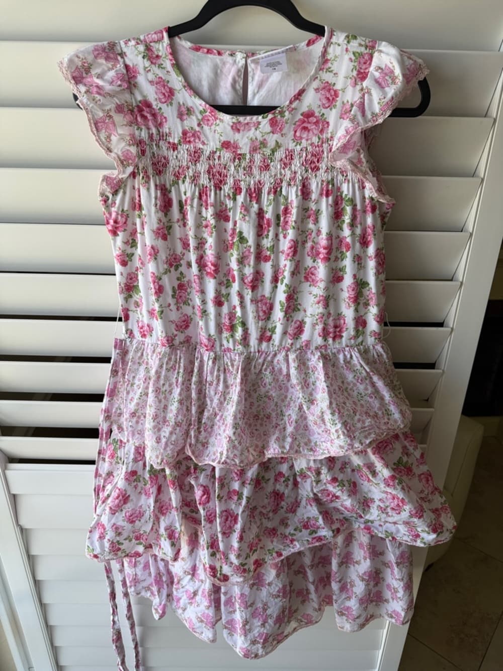 American Girl Loveshackfancy Floral Dress in Pink and Green 16