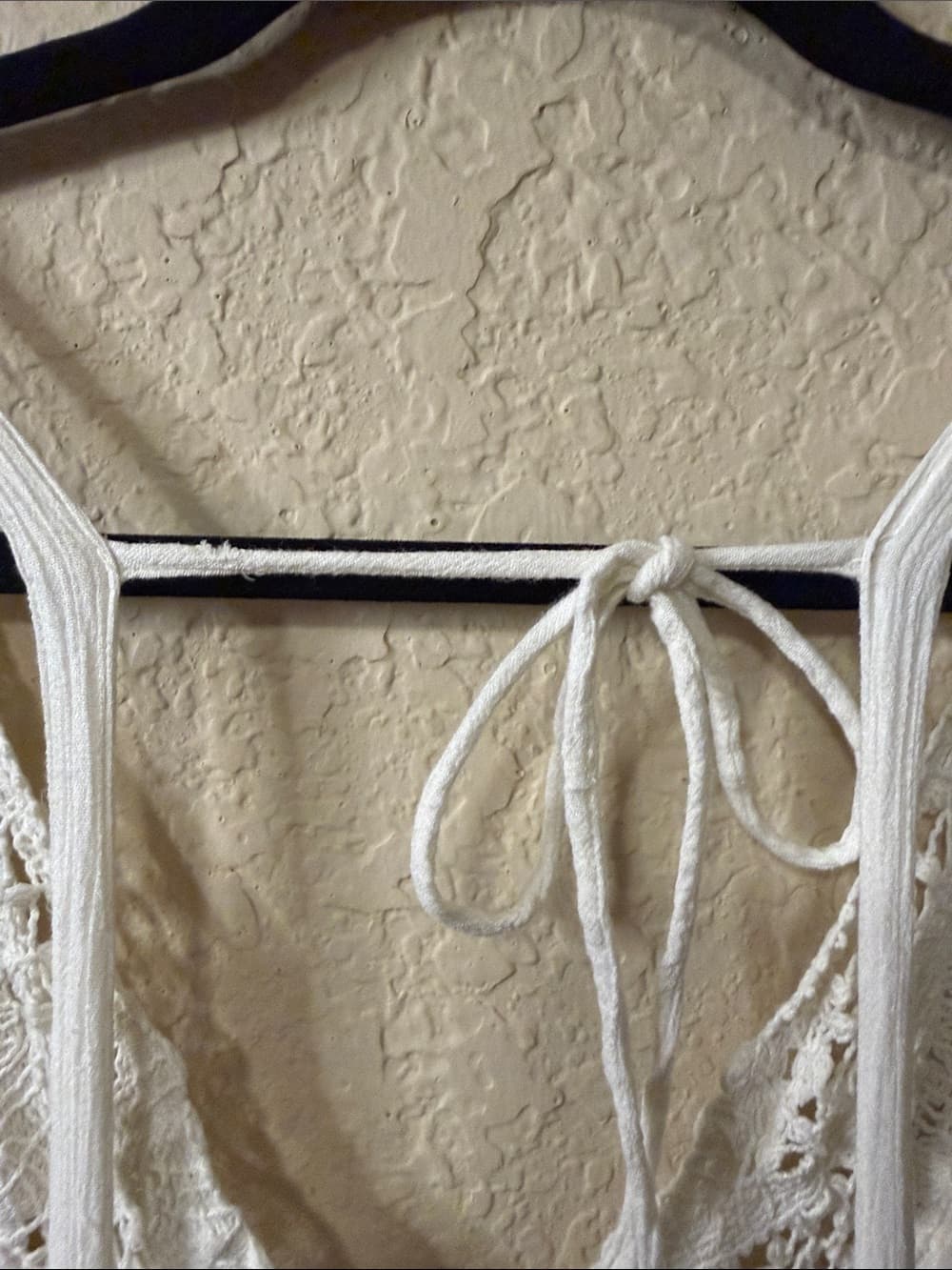 O'Neill x Anna Sui White Crochet Trim Sundress xl - Thumbnail 3