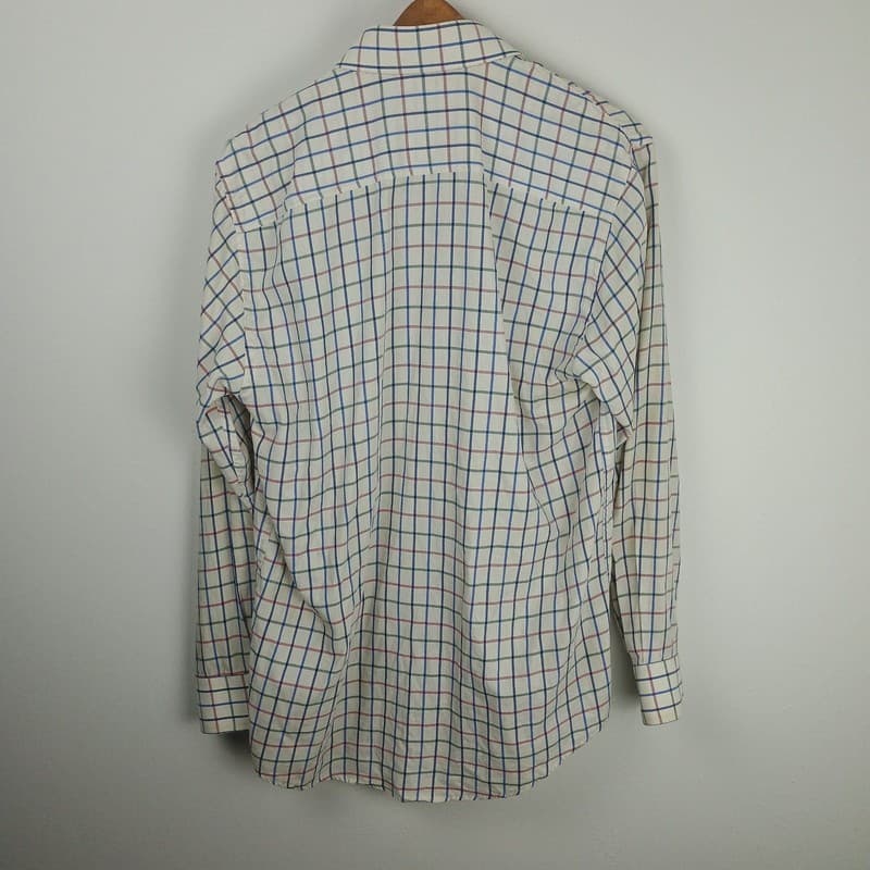 The Oxford Shirt Co. The Country Shirt Plaid Button Down Shirt 15.5 - Thumbnail 4