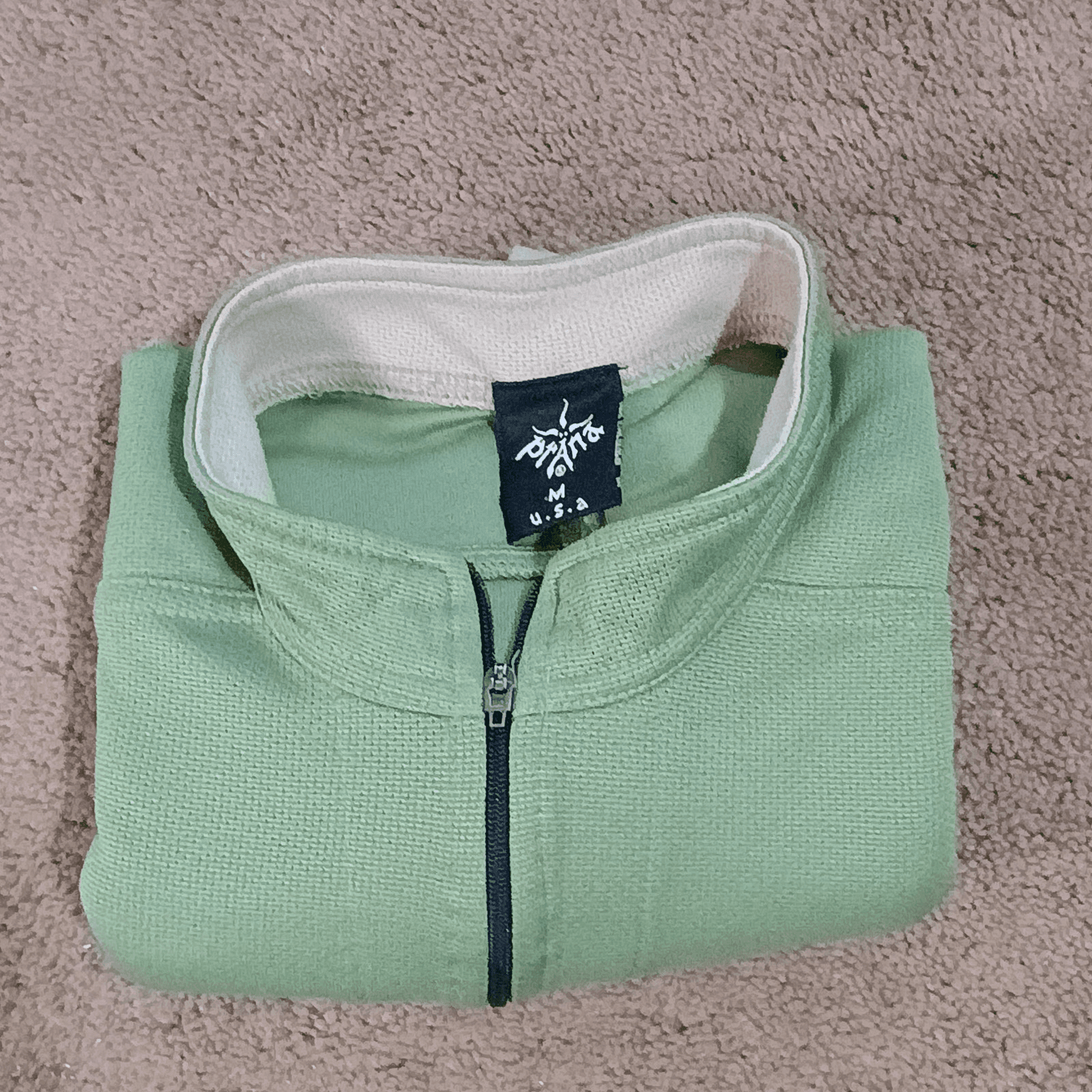 Prana Performance Long Sleeve Pullover Men's Medium Quarter Zip Up Wicks Sweat - Thumbnail 3