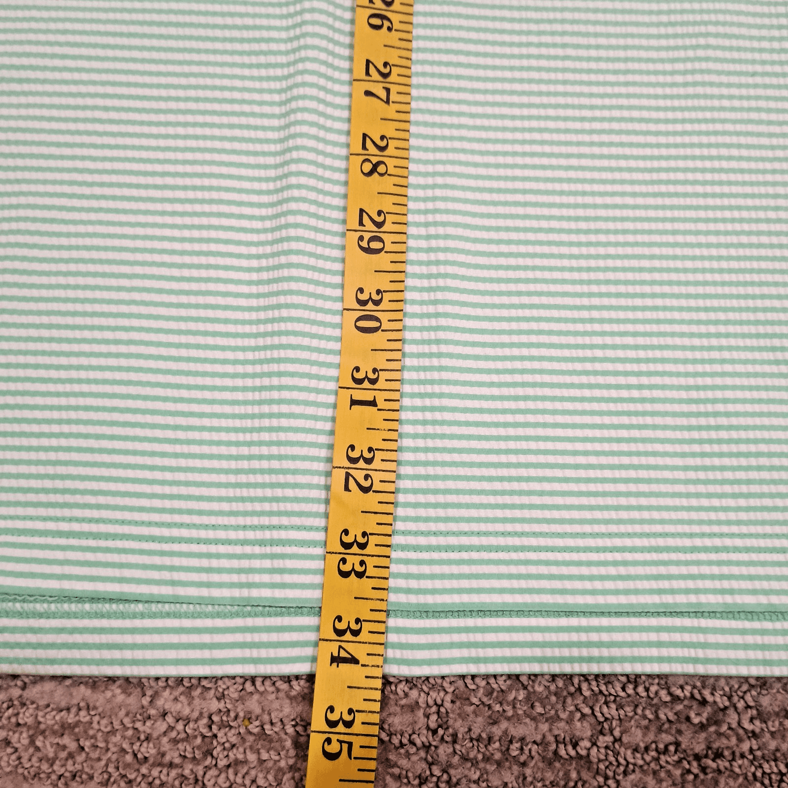 Donald Ross Sportswear Golf Polo Shirt Men's XXL Green Striped Dallas National - Thumbnail 7