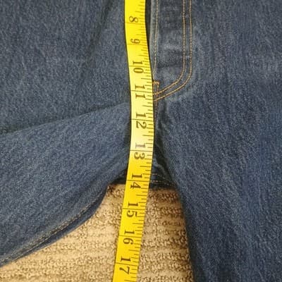 Levi's 501 Jeans Mens 40x30 Classic Fit Jeans Button Fly Big & Tall - Thumbnail 6
