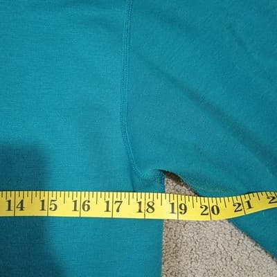 REI Pullover Shirt‎ Mens Medium Quarter Zip Lightweight Blue VintageMade in USA - Thumbnail 5
