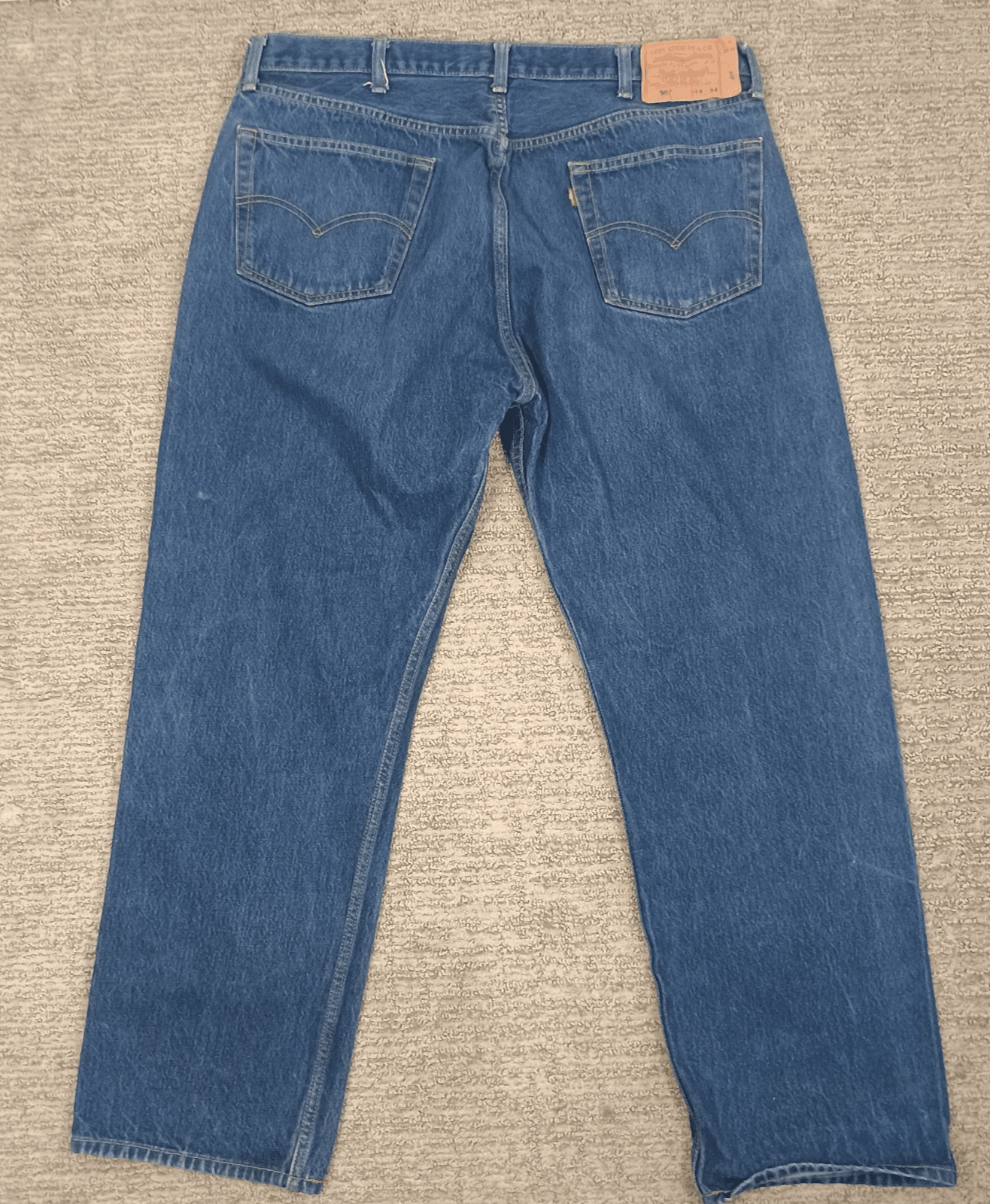 Levi's 501 Jeans Mens 40x30 Classic Fit Jeans Button Fly Big & Tall - Thumbnail 8