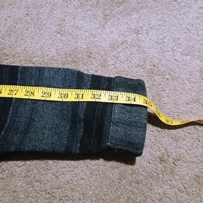 Iceburg Sweater Jacket Mens Large Knitted Button Snaps and Stripes Oversized - Thumbnail 6