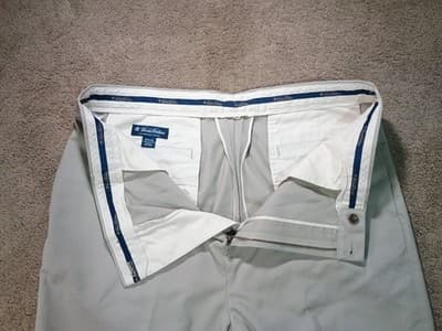 Brooks Brothers Hudson Advantage Pants 38 X 32 Ivy League Preppy Grounded - Thumbnail 4