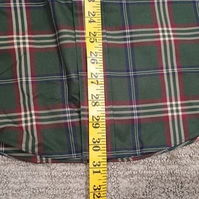 Brooks Brothers Shirt Mens XL Green Plaid Madison Fit Non Iron Friday Shirt - Thumbnail 6