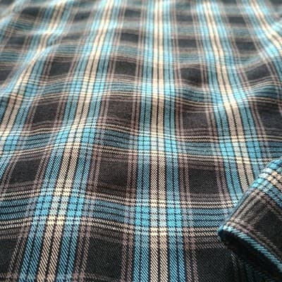 Merrell Button Up Shirt Mens Medium Blue Long Sleeve Check Plaid Casual Shirt - Thumbnail 5