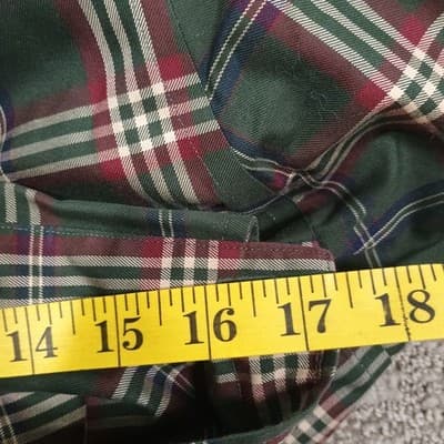 Brooks Brothers Shirt Mens XL Green Plaid Madison Fit Non Iron Friday Shirt - Thumbnail 7