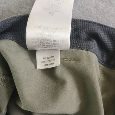 Patagonia Happy Hike Shorts Womens Size 14 W's Green Performance Stretch - Thumbnail 6