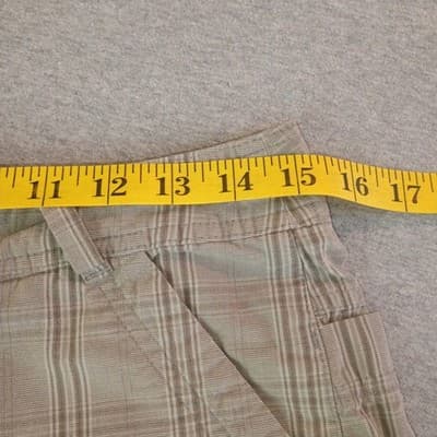 Patagonia Cargo Shorts Men's 30X11 Grey Plaid Organic Cotton - Thumbnail 9