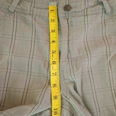 Patagonia Cargo Shorts Men's 30X11 Grey Plaid Organic Cotton - Thumbnail 10