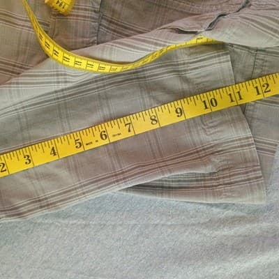 Patagonia Cargo Shorts Men's 30X11 Grey Plaid Organic Cotton - Thumbnail 11