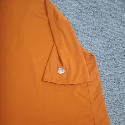 Nike Golf Polo Mens XL Orange Dri-Fit Golf Shirt Performance Lightweight Stretch - Thumbnail 4