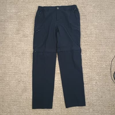 Mier Quick Dry Cargo Hiking Pants Womens 10 Color Black/Blue Convertable Pants - Thumbnail 2