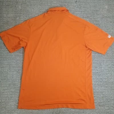 Nike Golf Polo Mens XL Orange Dri-Fit Golf Shirt Performance Lightweight Stretch - Thumbnail 6