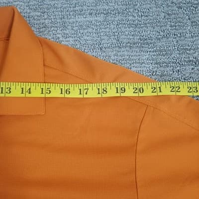 Nike Golf Polo Mens XL Orange Dri-Fit Golf Shirt Performance Lightweight Stretch - Thumbnail 7