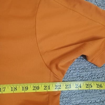 Nike Golf Polo Mens XL Orange Dri-Fit Golf Shirt Performance Lightweight Stretch - Thumbnail 8