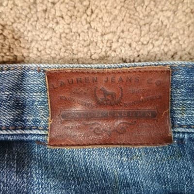 Ralph Lauren Jean Womens 14 Fits 34 X 25 Straight Short Legged Relaxed Fit - Thumbnail 3