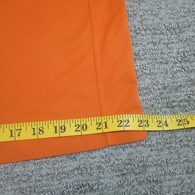 Nike Golf Polo Mens XL Orange Dri-Fit Golf Shirt Performance Lightweight Stretch - Thumbnail 9