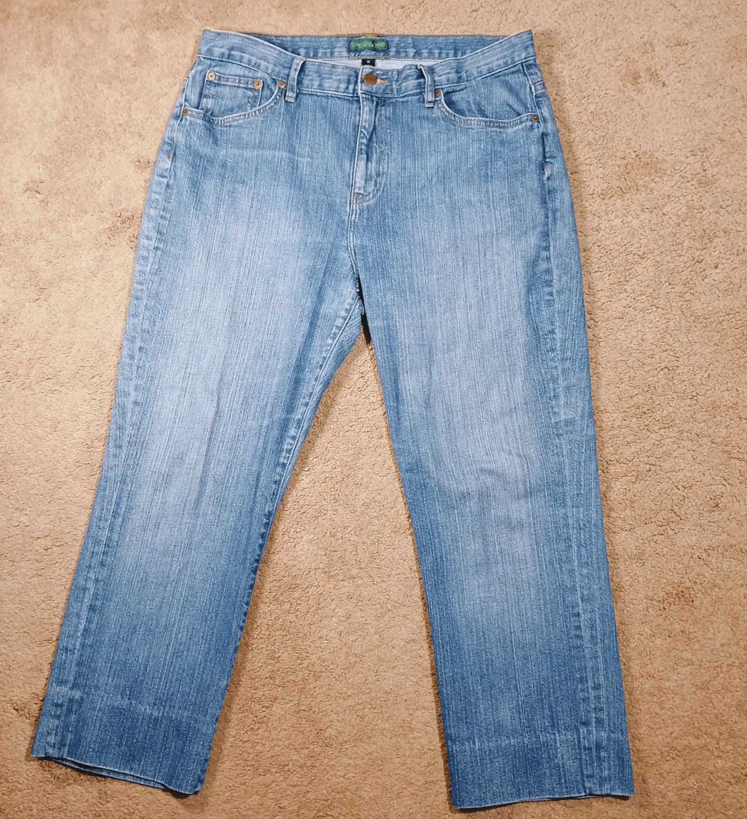 Ralph Lauren Jean Womens 14 Fits 34 X 25 Straight Short Legged Relaxed Fit