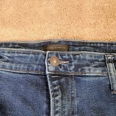 Silver Jeans Co Mens 40X32 Grayson Classic Fit Straight Leg - Thumbnail 2