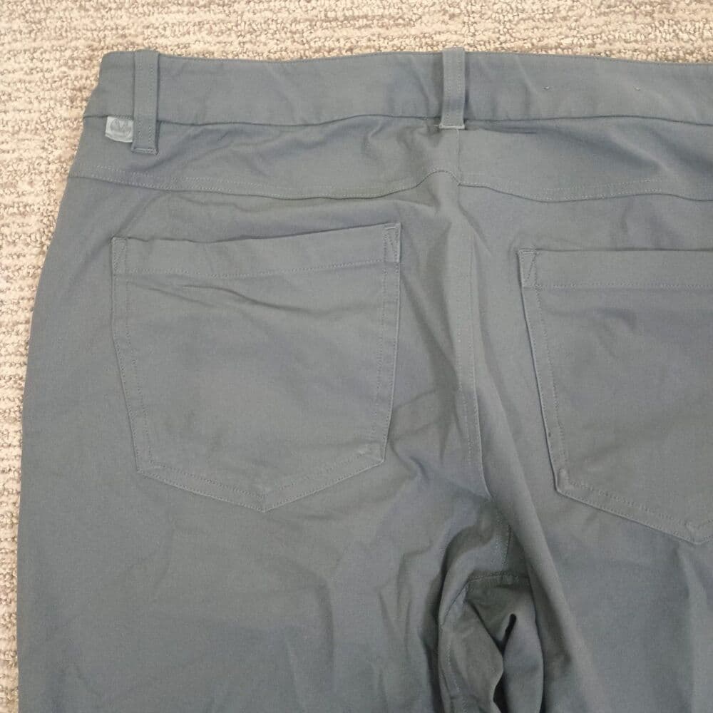 Lululemon ABC Slim Fit Pants Mens 34x28 Gray Performance Golf Warpstreme LM5AQ9S - Thumbnail 6