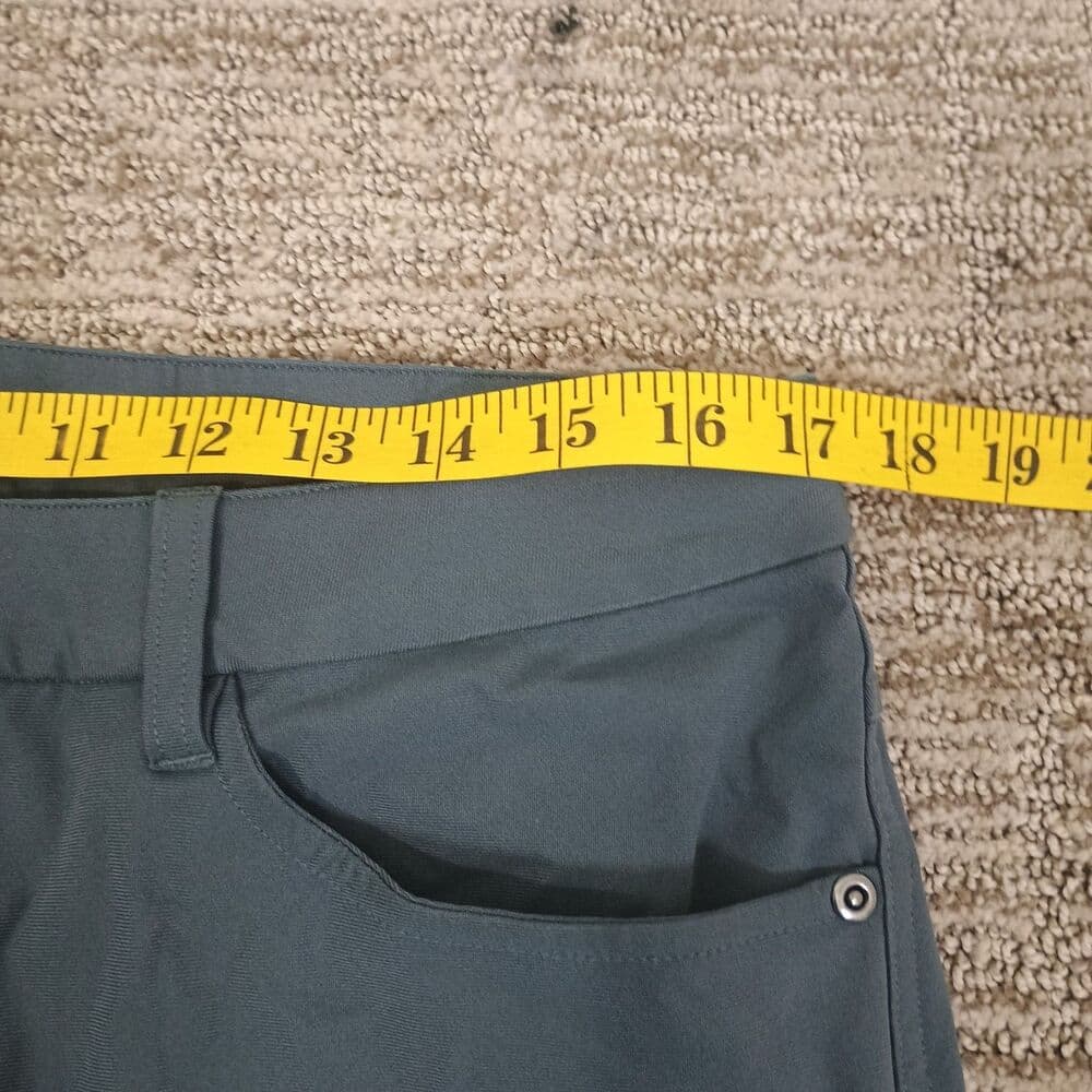 Lululemon ABC Slim Fit Pants Mens 34x28 Gray Performance Golf Warpstreme LM5AQ9S - Thumbnail 11