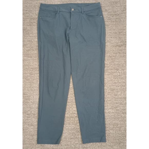 Lululemon ABC Slim Fit Pants Mens 34x28 Gray Performance Golf Warpstreme LM5AQ9S - Thumbnail 16